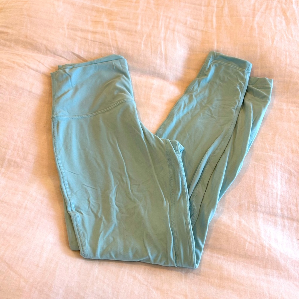 Lululemon Light aqua double lined leggings